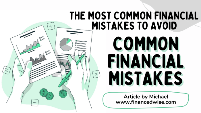 Mistakes financial avoid